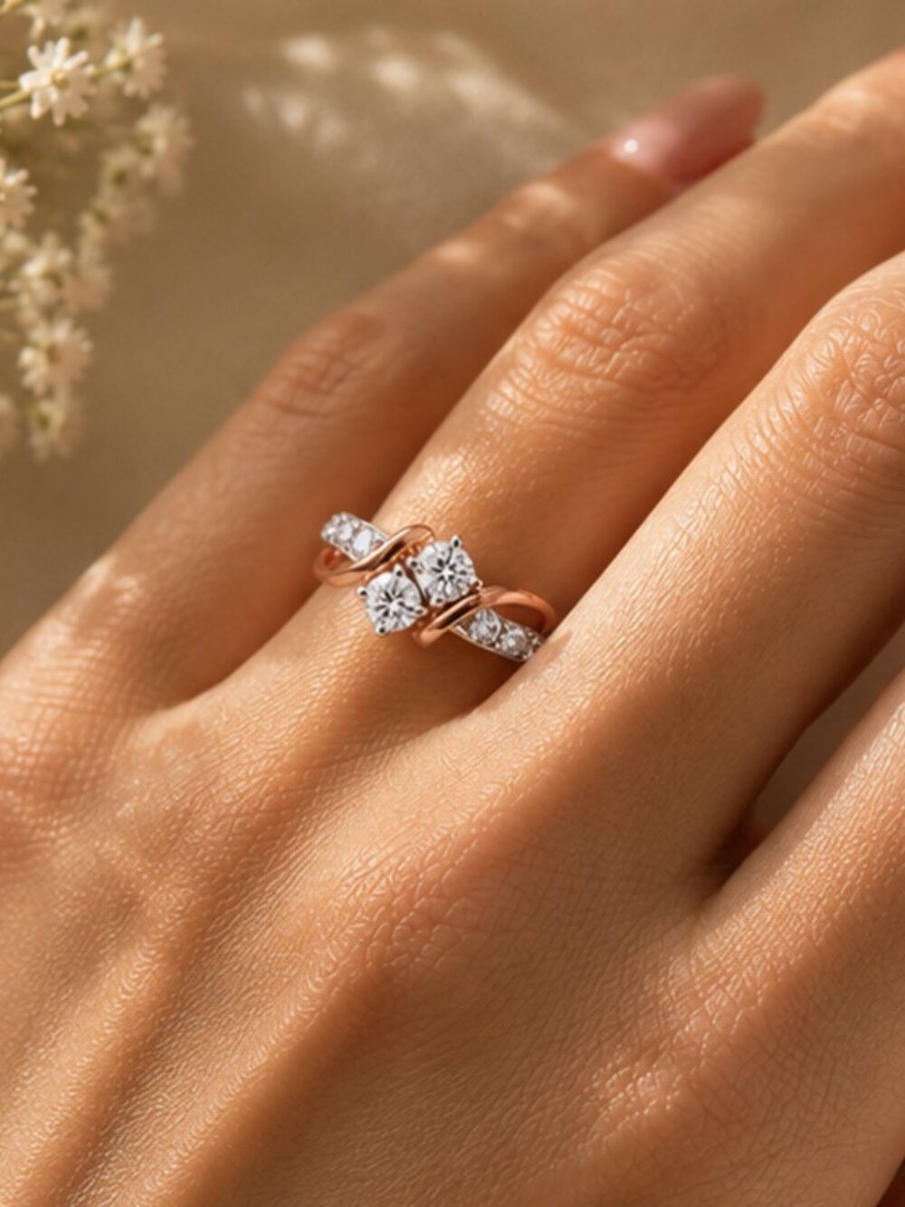 Twilight Vintage Twist Ring